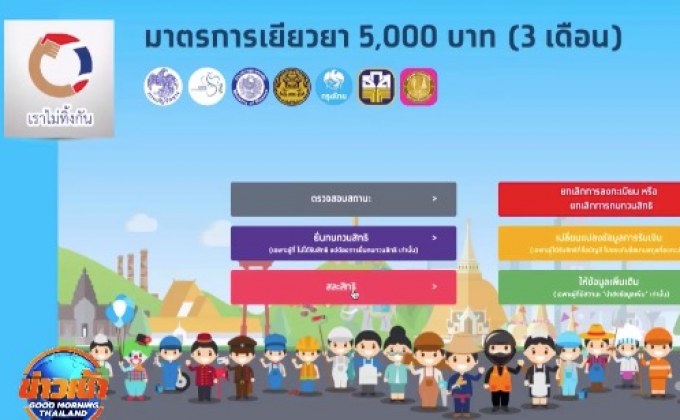 ประชาชนสละสิทธิ์รับเงินเยียวยาวันแรก 900 คน