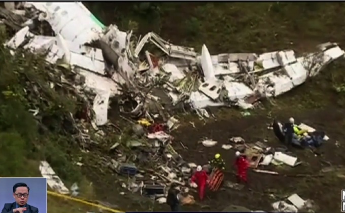 เสียงจากวิทยุก่อนเครื่องบินตกที่โคลอมเบีย