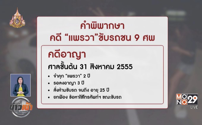 ทนายเดชา ชี้เหยื่อ “แพรวา 9 ศพ” หรือจะตายฟรี