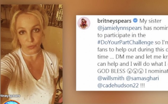 “บริตนีย์ สเปียร์ส” โพสต์ IG ช่วยเหลือผู้เดือดร้อนจากโควิด-19