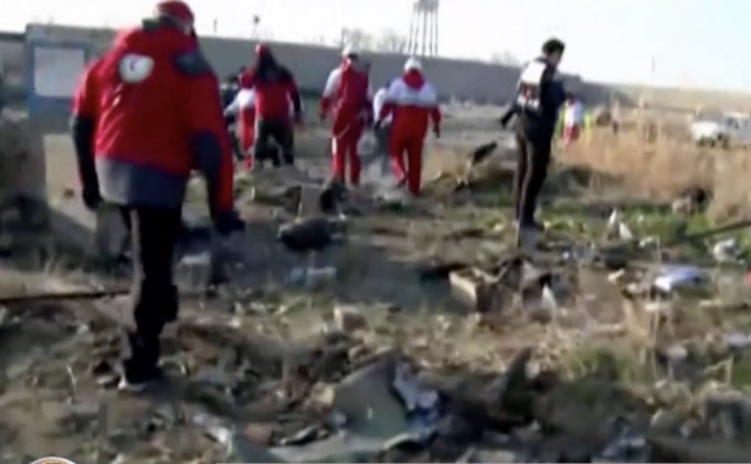 คาดเครื่องยนต์ขัดข้อง เหตุเครื่องบินยูเครนตกในอิหร่าน