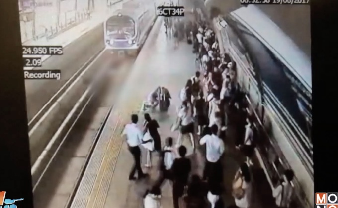 สลด! สาวท้อง 6 เดือน ตกรางแอร์พอร์ตลิงก์ เสียชีวิต