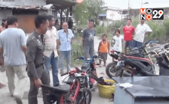 จับผู้ต้องหาลักรถจักรยานยนต์รายใหญ่ในเมืองชลบุรี