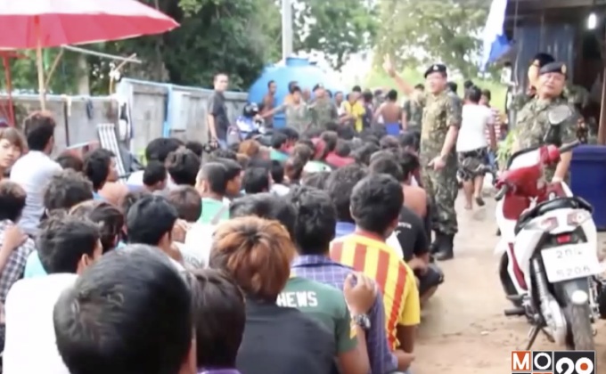 จับแรงงานข้ามชาติ หนีเข้าเมืองทำงานพัทยา