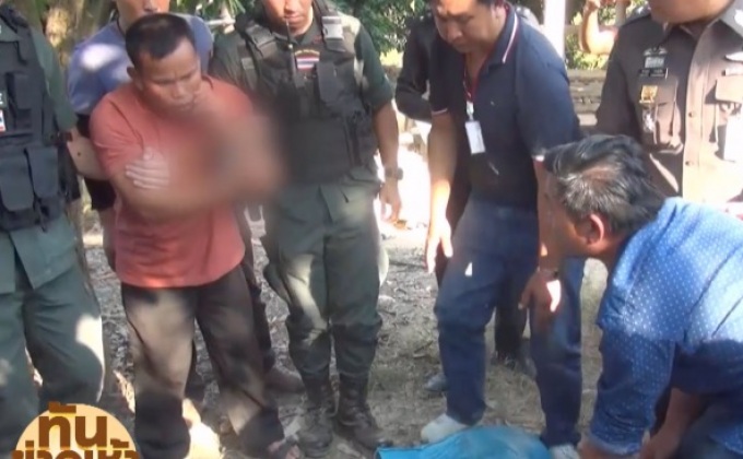 คุมตัวผู้ต้องหาเผานั่งยางพยาบาลไปทำแผน