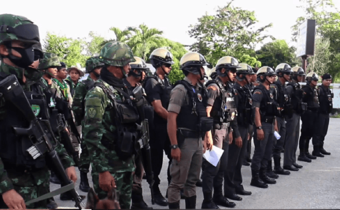 กอ.รมน.ภาค 4 ส่วนหน้าตรึงกำลังเข้มหวั่นเหตุป่วนใต้