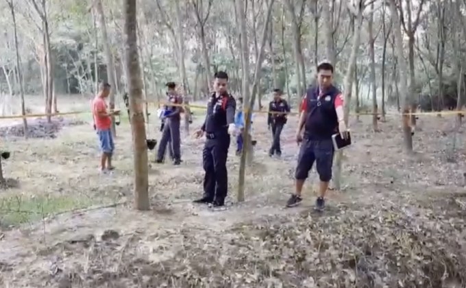 ลอบยิงประธานชุมชนเสียชีวิตกลางสวนยาง จ.ระยอง