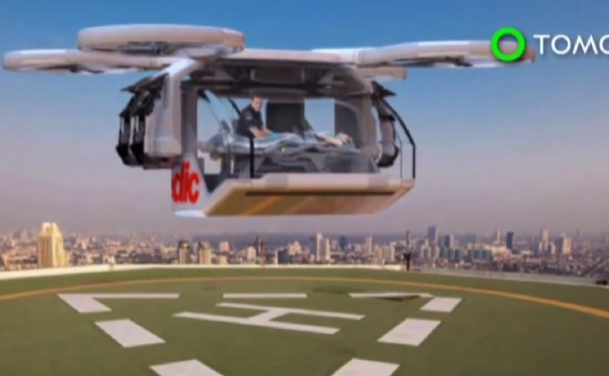 ออกแบบโดรนพยาบาลช่วยขนส่งผู้ป่วย