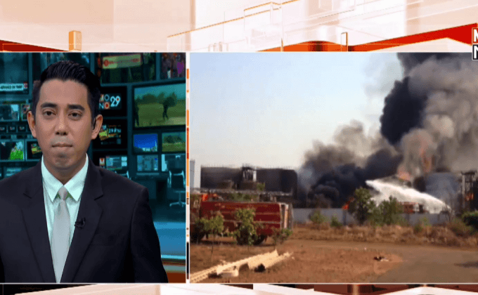 ไฟไหม้โรงงานทางตอนใต้ของอินเดีย