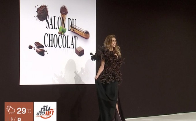 ฝรั่งเศสจัดแฟชั่นโชว์ชุดช็อกโกแลต