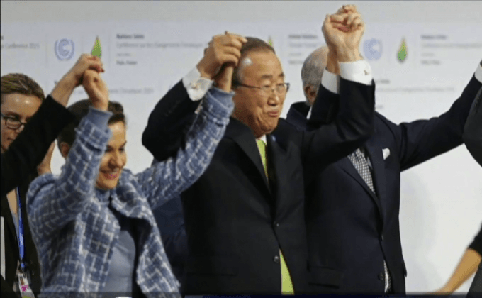 ที่ประชุม COP21 บรรลุข้อตกลงต่อสู้ภาวะโลกร้อน