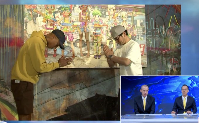 “ฟาร์เรลล์ วิลเลียมส์” จัดนิทรรศการศิลปะมังงะ