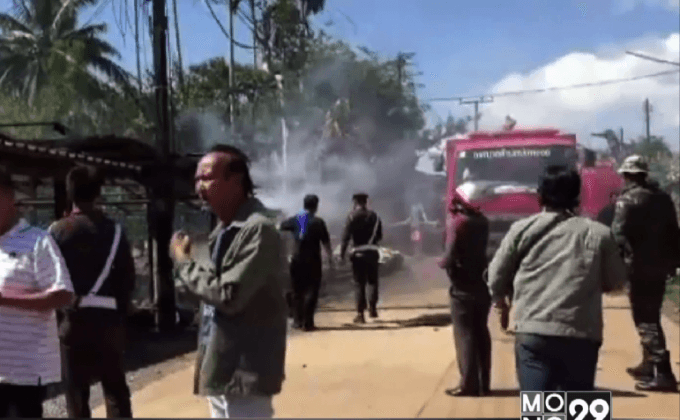 แก๊สระเบิดโรงกลั่นน้ำหอมกฤษณา จ.ตราด