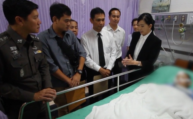 ร้องเรียนหลานสาวพิการ ถูกพ่อเลี้ยงทำร้ายสาหัส