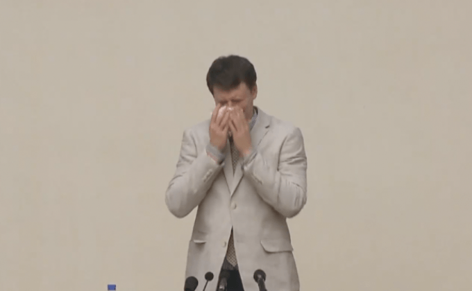 นักศึกษาอเมริกันสารภาพผิดในเกาหลีเหนือ