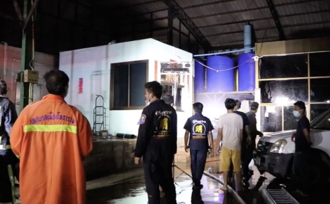 ก๊าซแอมโมเนียโรงน้ำแข็งรั่ว จ.ราชบุรี