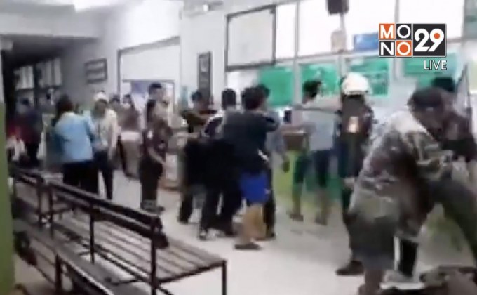 วัยรุ่นนับร้อยรุมทำร้ายคู่อริในโรงพยาบาลจ.เชียงใหม่