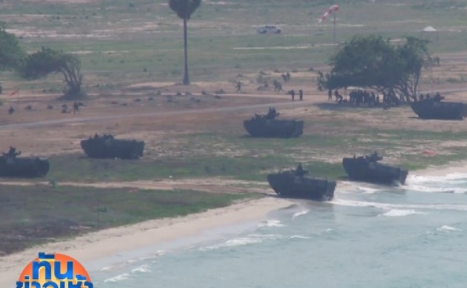 คอบร้าโกลด์ 2017 ฝึกอพยพประชาชนจากพื้นที่ขัดแย้ง