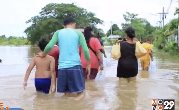 น้ำท่วม อ.ตาคลี จ.นครสวรรค์ ยังไม่คลี่คลาย