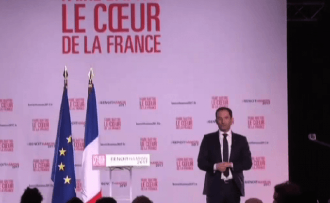 หาเสียงตัวแทนพรรคสังคมนิยมลงเลือกตั้งปธน.ฝรั่งเศส