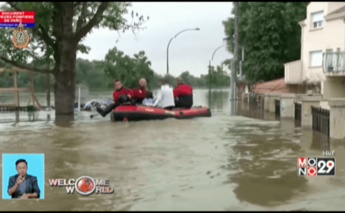 เหตุน้ำท่วมใหญ่ซ้ำเติมเศรษฐกิจฝรั่งเศส