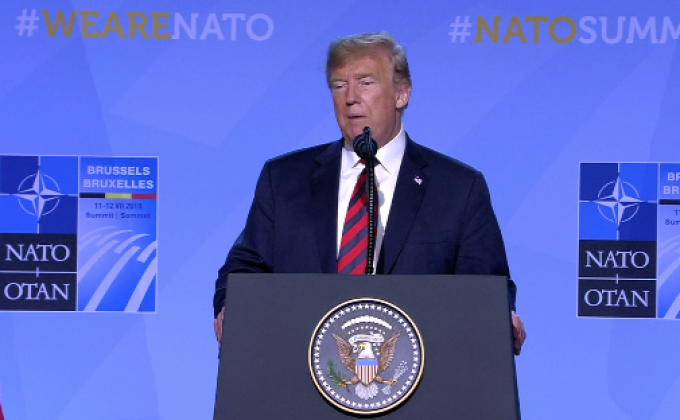 “ทรัมป์” อ้างชัยชนะในการประชุมผู้นำนาโต้