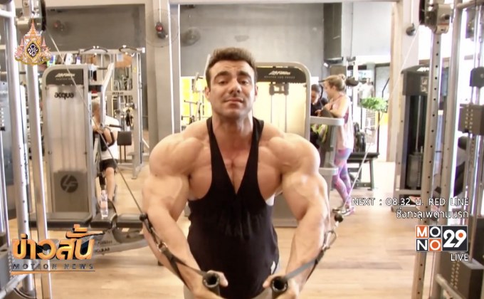 นักเพาะกายบราซิลหวังคว้าแชมป์รายการคนเหล็ก