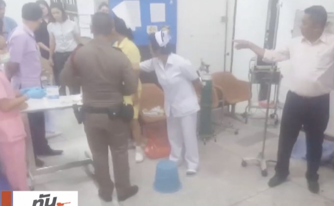 หนุ่มหึงโหด ยิงภรรยาดับคา รพ.ก่อนยิงตัวเองสาหัส