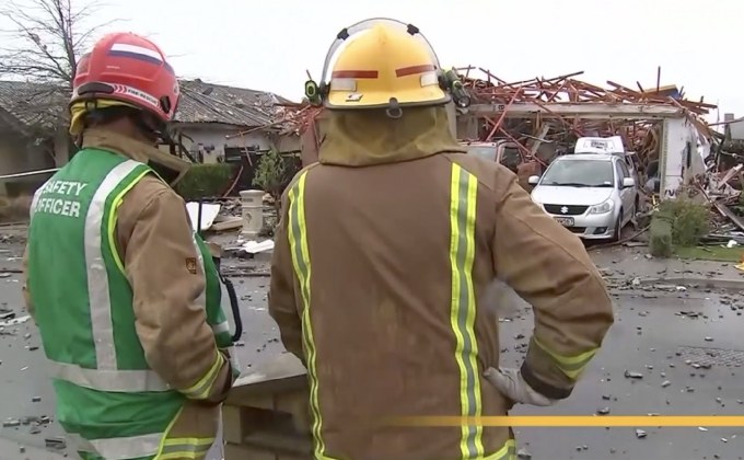 แก๊สระเบิดในเมืองไครสต์เชิร์ชมีผู้ได้รับบาดเจ็บหลายราย