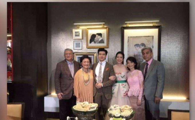 “โดนัท-ไฮโซตาม” เข้าพิธีวิวาห์เรียบง่าย พร้อมจดทะเบียนสมรส