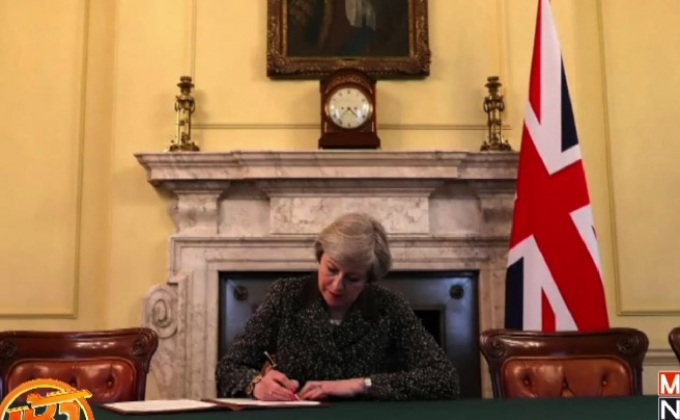 อังกฤษแจ้งถอนตัวจาก EU อย่างเป็นทางการ