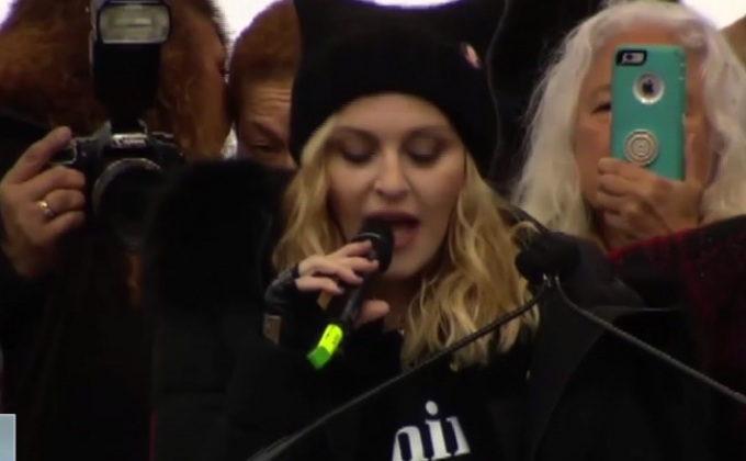 “มาดอนน่า” นำทีมคนดังเรียกร้องสิทธิสตรี