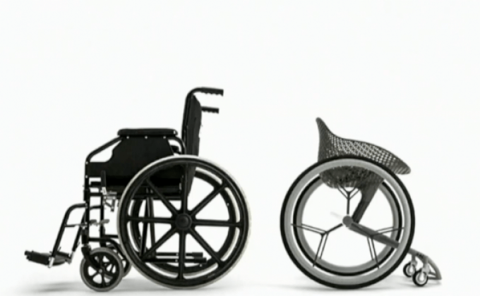 รถเข็นจากเครื่องพิมพ์ 3 มิติ