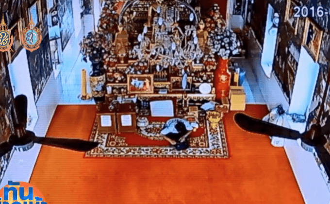 โจรในคราบนักท่องเที่ยว ย่องลักวัตถุมงคลในวัด