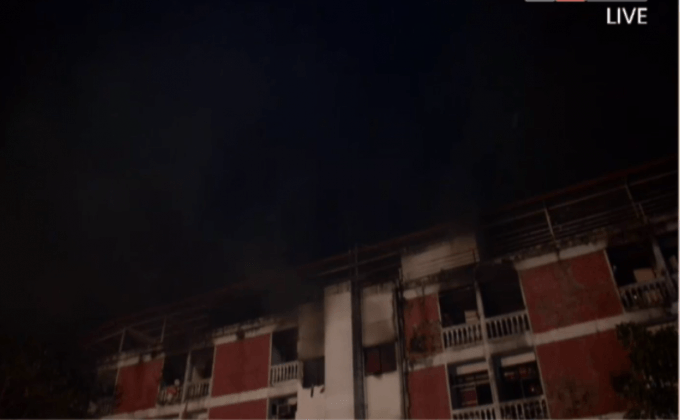 ไฟไหม้ อาคารรอยัล คอร์ท ย่านบรรทัดทอง