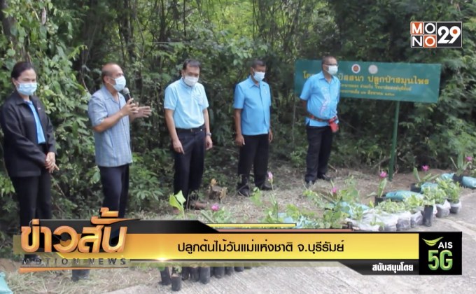 ปลูกต้นไม้วันแม่แห่งชาติ จ.บุรีรัมย์
