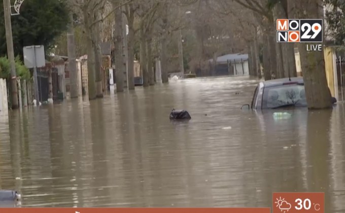 ชานกรุงปารีสน้ำท่วม