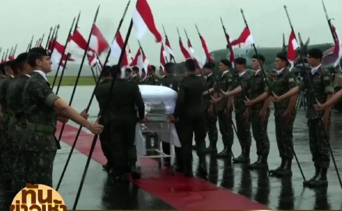 ปธ.ฟีฟ่าร่วมรับร่างเหล่าฮีโร่ “ชาเปโคเอนเซ่” กลับบ้าน