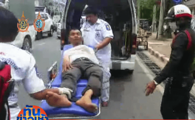 แก๊งแว้นคูเวตขับมอเตอร์ไซค์แต่งซิ่ง ชนตำรวจไหปลาร้าหัก