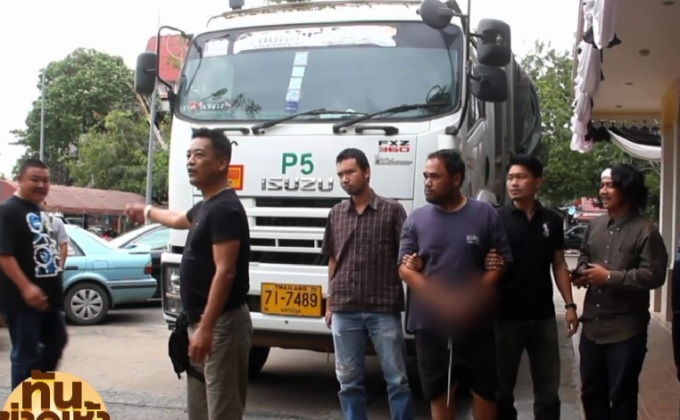 รวบโจรลักรถบรรทุก 10 ล้อ อ้างรับแฟนไปเที่ยวปีใหม่