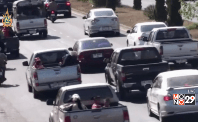 การจราจรถนนสายหลักยังไม่ติดขัด