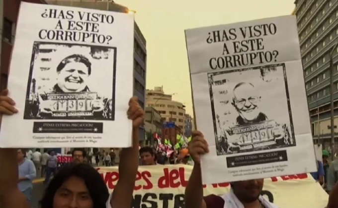 ประท้วงคอร์รัปชั่นในเปรู