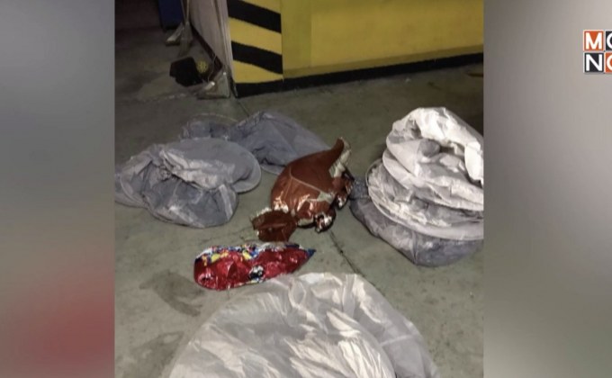 พบซากโคมลอยเกลื่อนเชียงใหม่ ตกในสนามบิน 21 ลูก