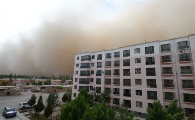 เกิดพายุทรายในจีน