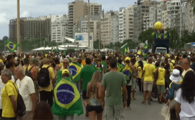 ประท้วงในบราซิล