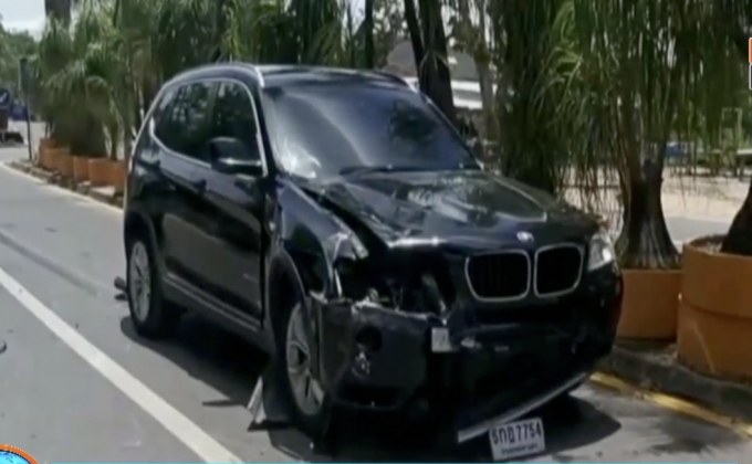 ตำรวจแจ้งข้อหาชาวต่างชาติย้อนศร-ชิดขวาจนชนรถ จยย.บาดเจ็บ