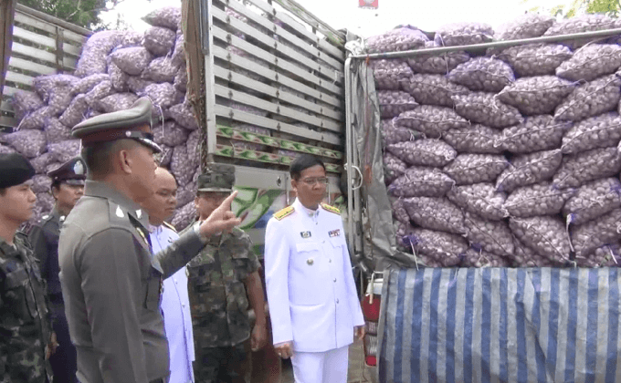 จับกระเทียมผิด กม.กว่า 8,000 กิโลกรัม