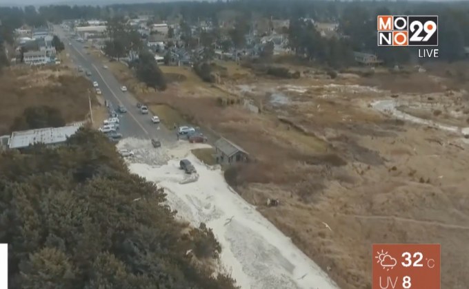 ​คลื่นยักษ์ถล่มชายฝั่งรัฐวอชิงตันของสหรัฐฯ