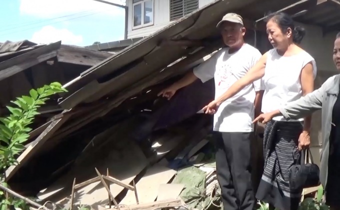 หญิงวัย 68 ปี บ้านทรุดทั้งหลัง วอนผู้ใจบุญช่วยเหลือ