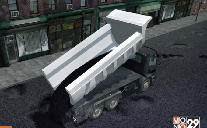 สกอตแลนด์สร้างถนนด้วยขยะพลาสติก